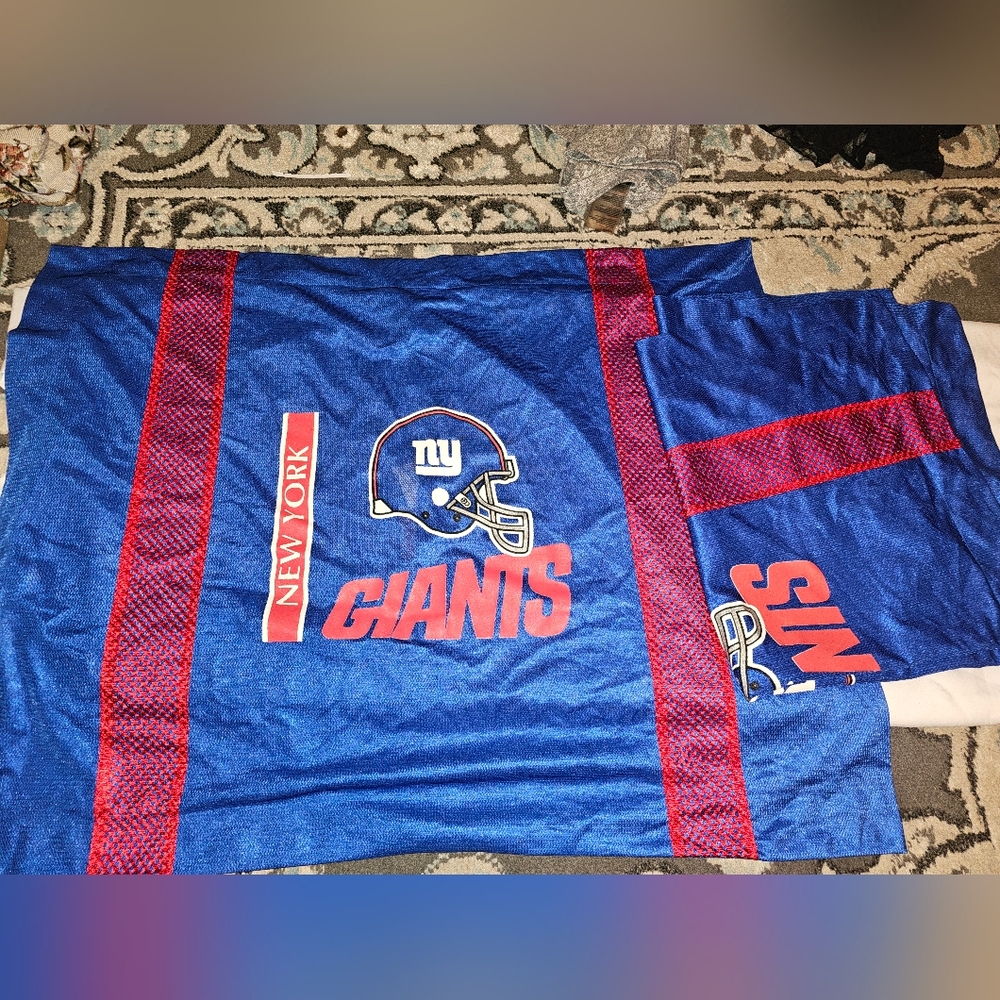 2 NY GIANTS  Pillowcases